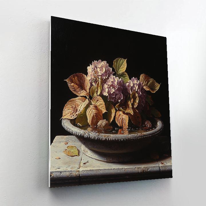 Caravaggio Inspired Candleless Lunar Bouquet Number painting