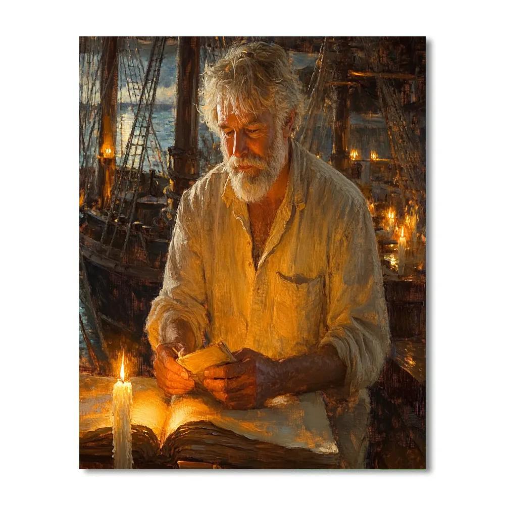 Rembrandt Inspired Old Shipwright Paint by numbers kits