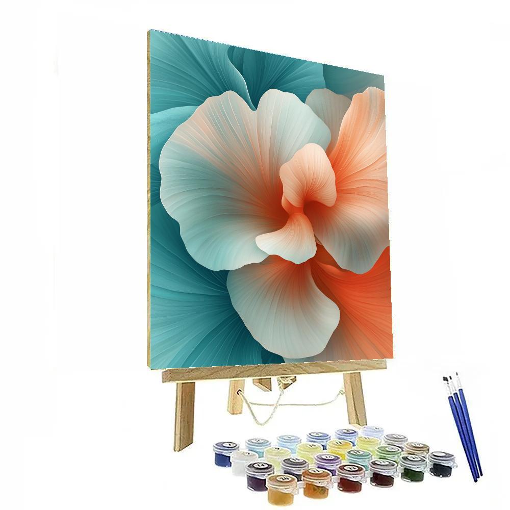 Georgia OKeeffe Inspired Sea Orchid Numbered painting kits