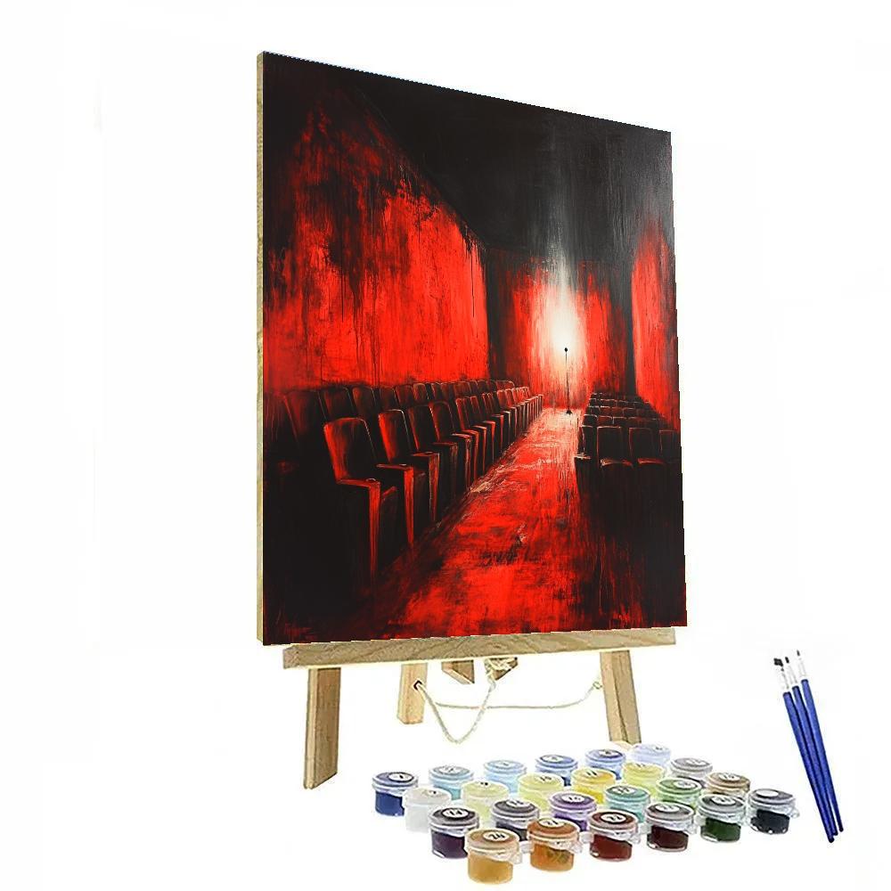 Francis Bacon Inspired Empty Theater Painting by numbers kit