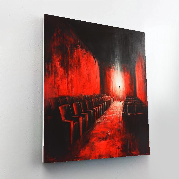 Francis Bacon Inspired Empty Theater Painting by numbers kit