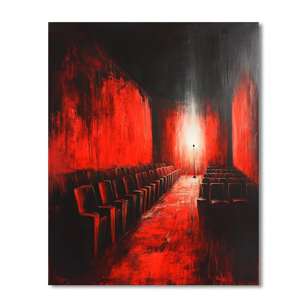 Francis Bacon Inspired Empty Theater Painting by numbers kit