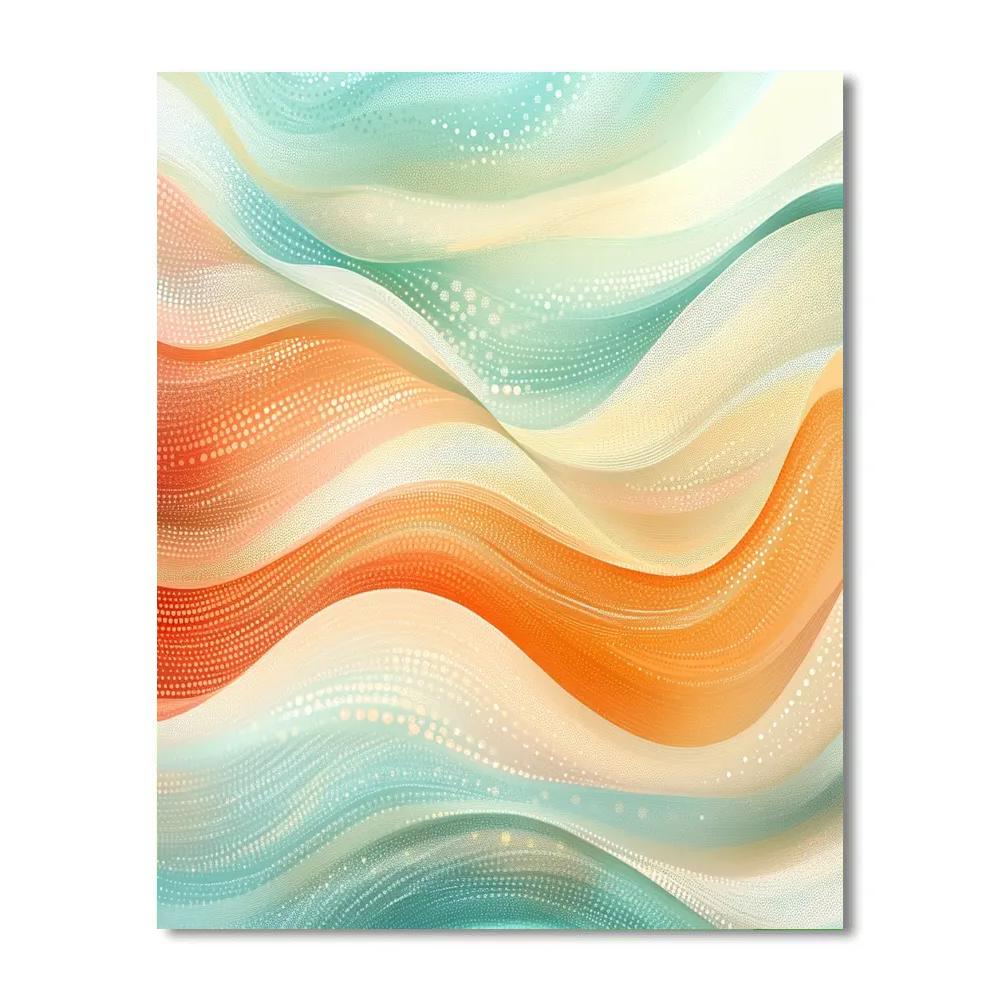 Georges Seurat Inspired Chromatic Breeze paint by number