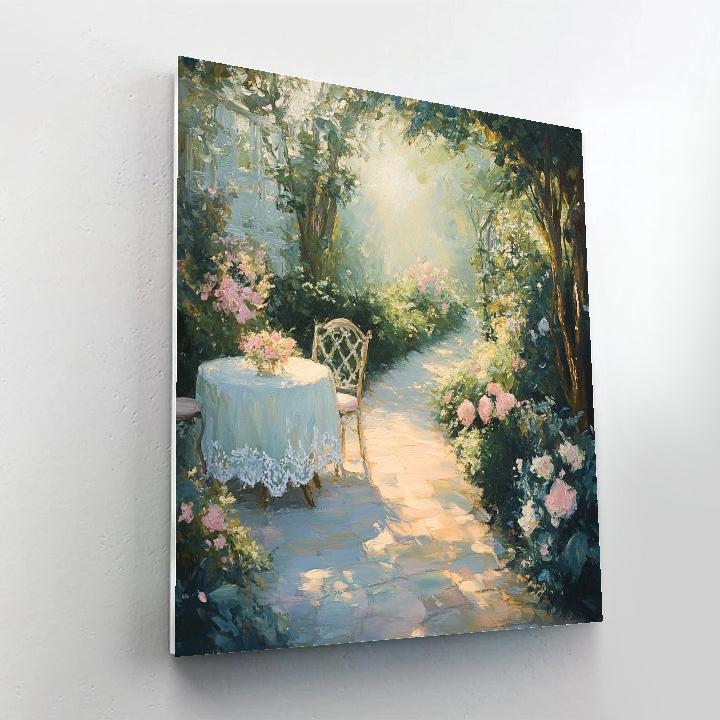 Berthe Morisot Inspired Garden Tea Number painting