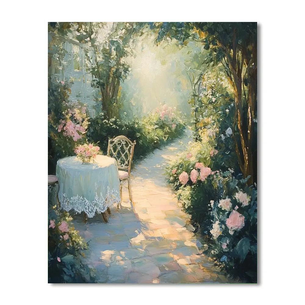 Berthe Morisot Inspired Garden Tea Number painting