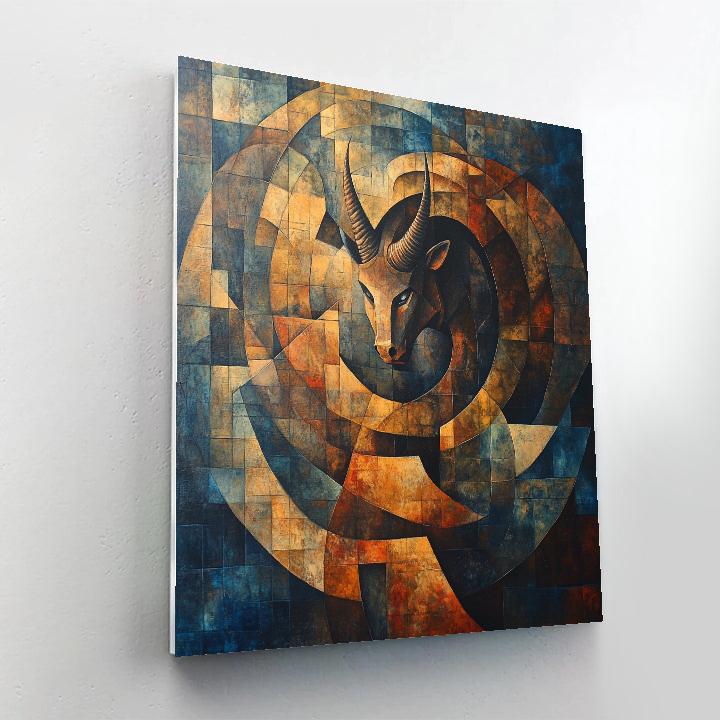 Pablo Picasso Inspired Mythic Minotaur Numbered painting kits