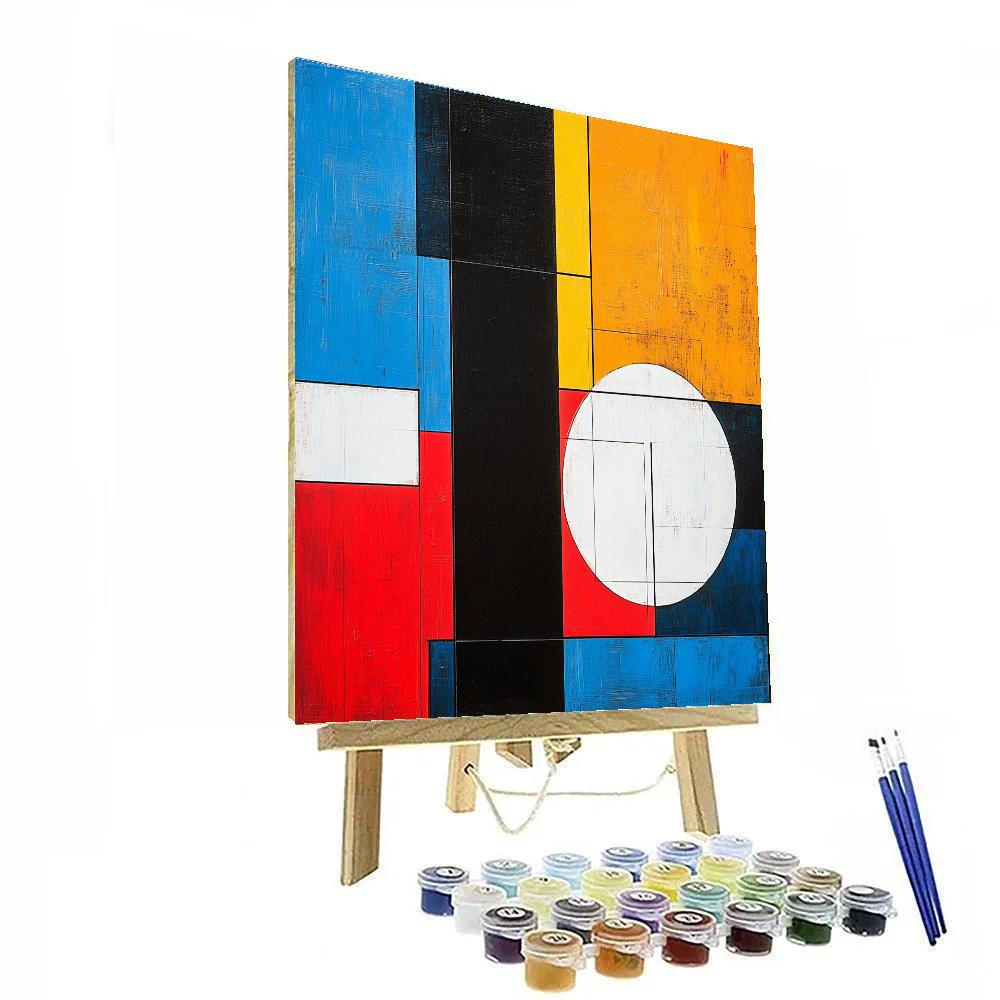 Kazimir Malevich Inspired Urban Rhythm paint by numbers