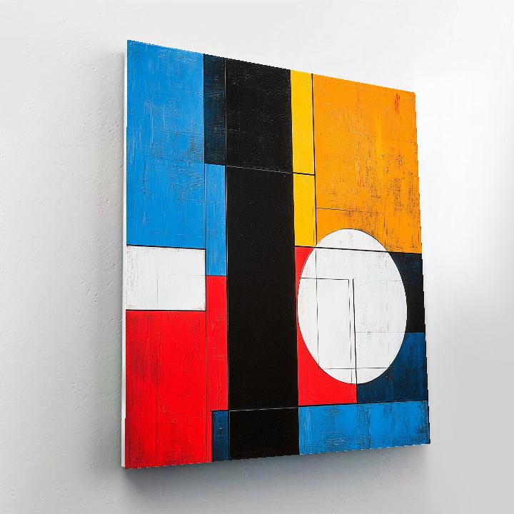 Kazimir Malevich Inspired Urban Rhythm paint by numbers