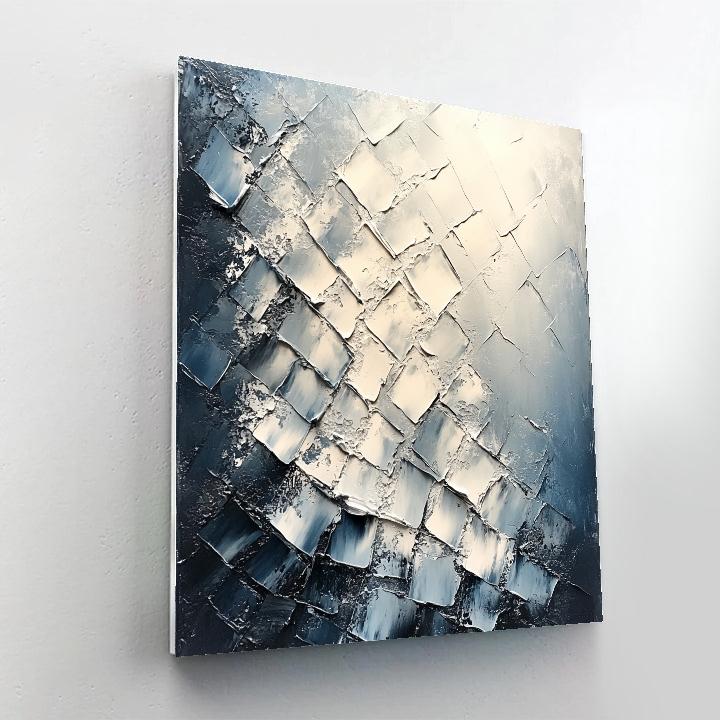 Jean-Paul Riopelle Inspired Arctic Shard Sky Number painting