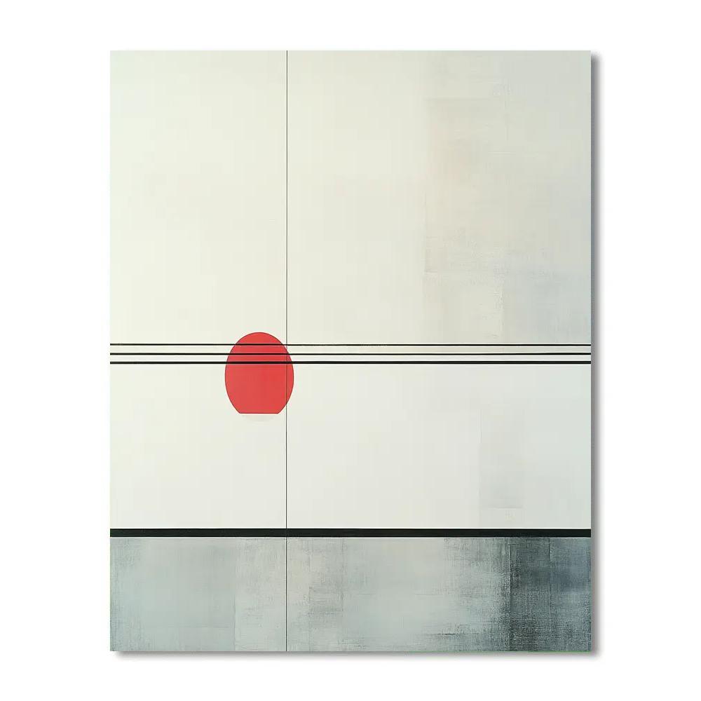 Kazimir Malevich Inspired Quiet Interval paint by numbers
