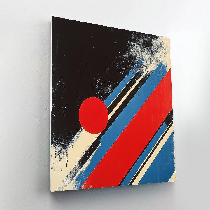 Kazimir Malevich Inspired Dynamic Tension Paint by numbers kits