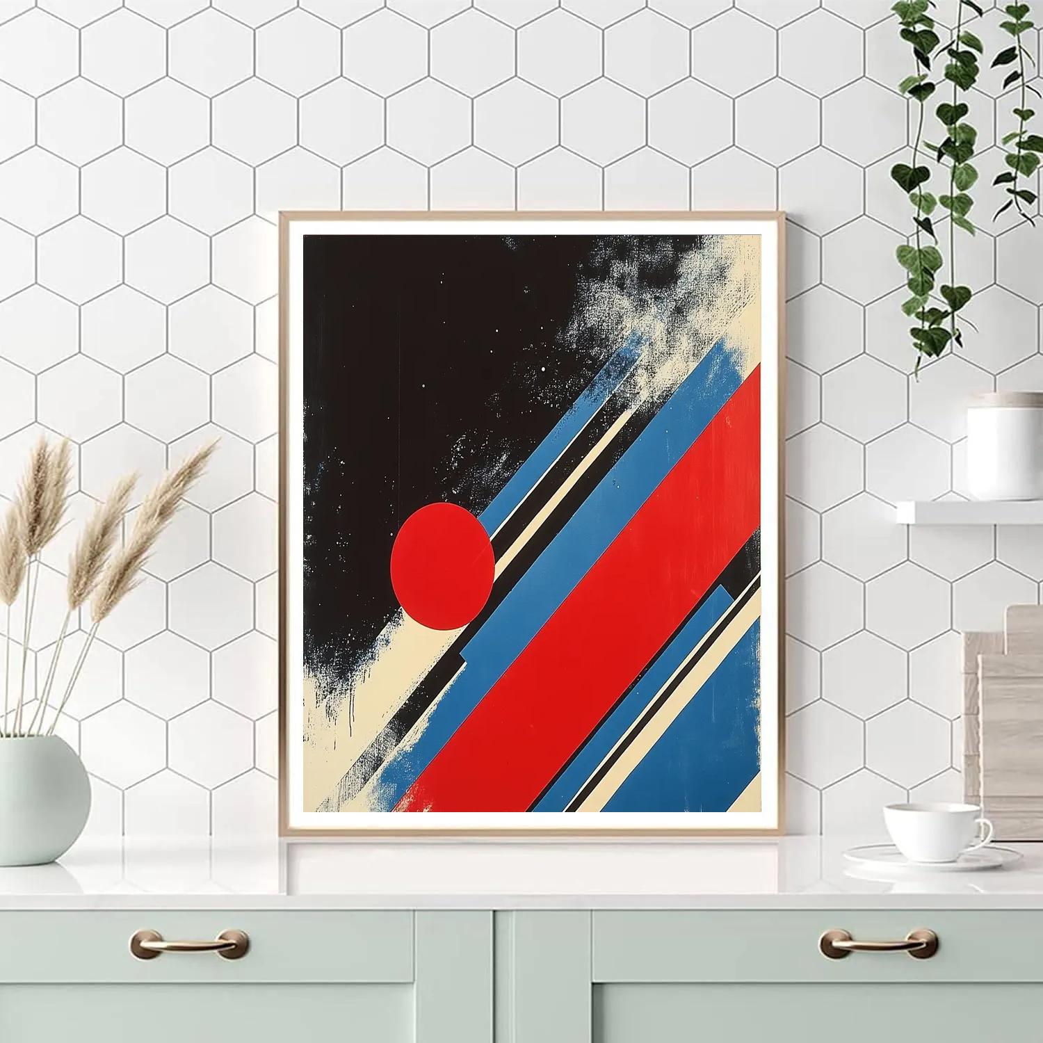 Kazimir Malevich Inspired Dynamic Tension Paint by numbers kits