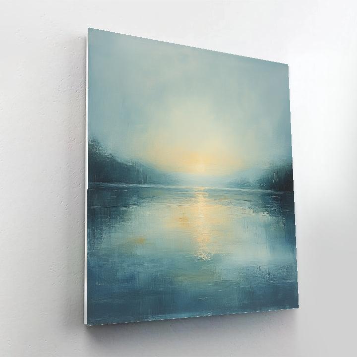 Edgar Degas Inspired Morning River Mist paint by numbers