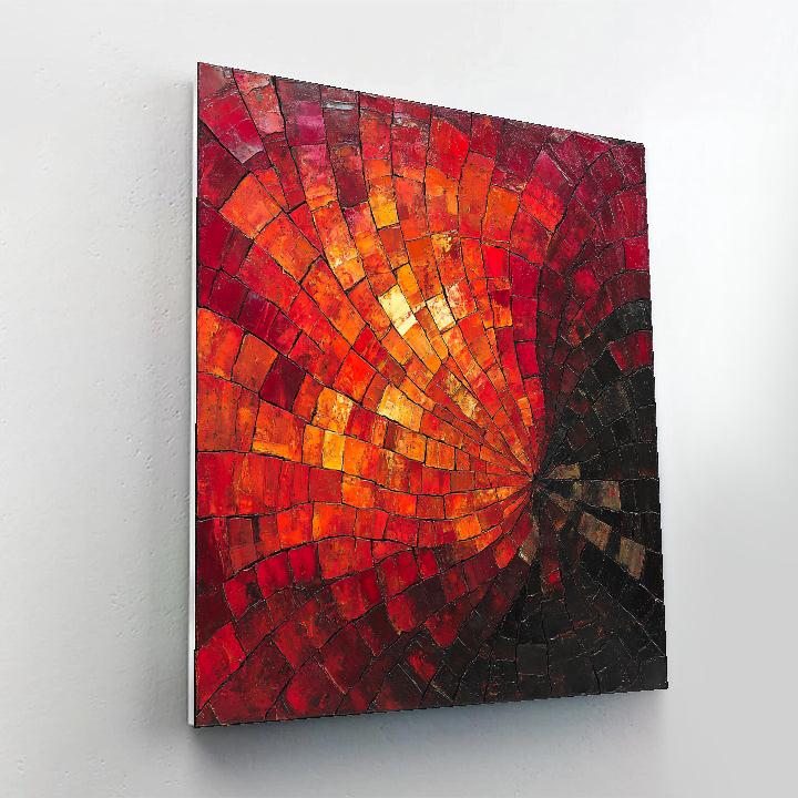 Jean-Paul Riopelle Inspired Volcanic Tesserae Field Numbered painting kits