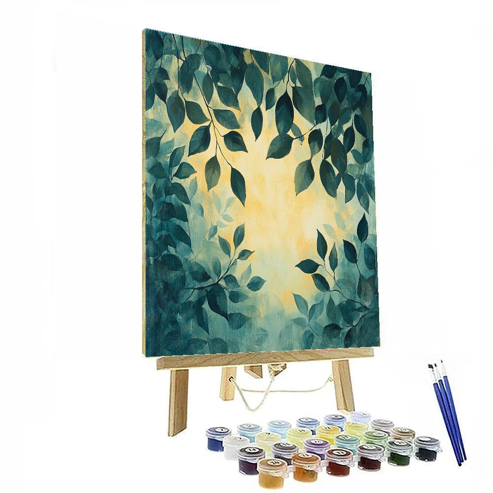 Edgar Degas Inspired Evening Chiaroscuro Of Leaves Paint by numbers kits