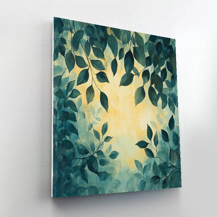 Edgar Degas Inspired Evening Chiaroscuro Of Leaves Paint by numbers kits