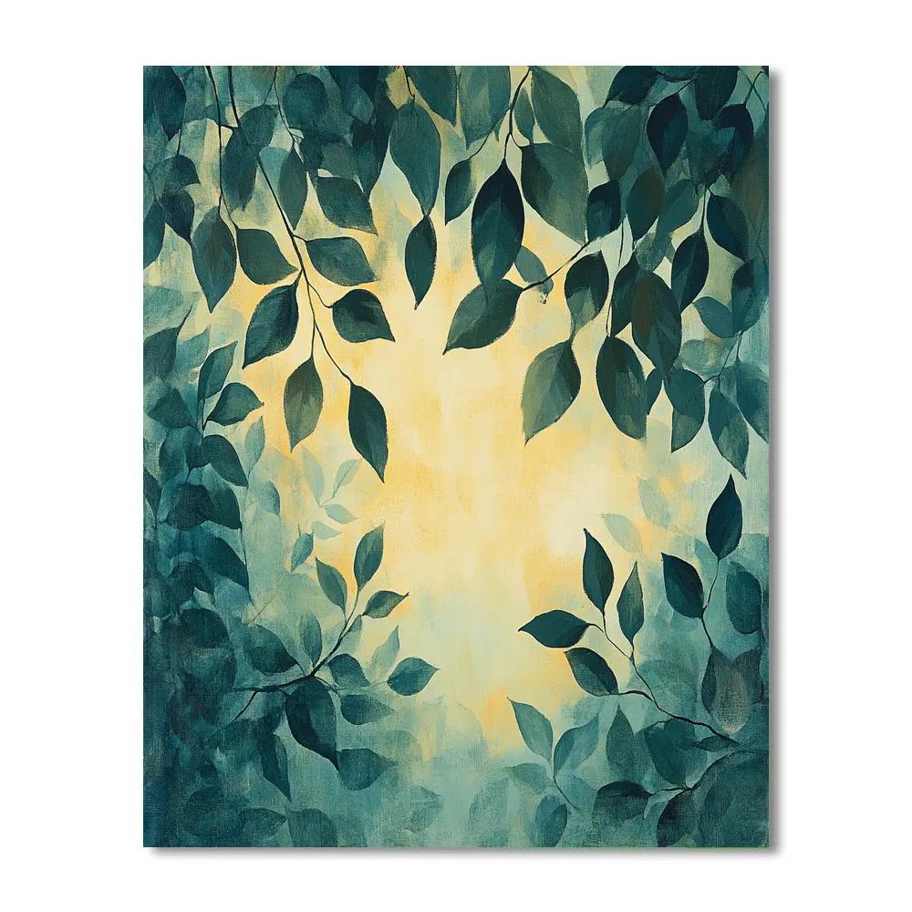 Edgar Degas Inspired Evening Chiaroscuro Of Leaves Paint by numbers kits