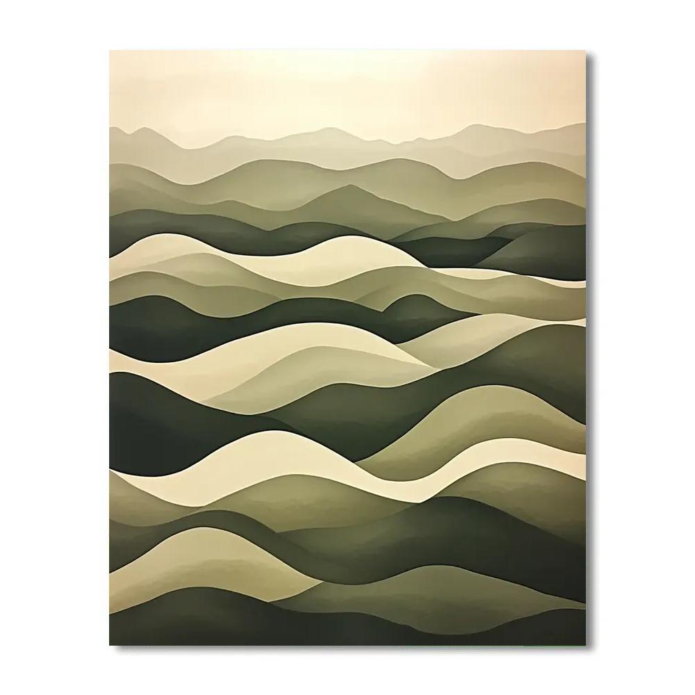 M.C. Escher Inspired Mirrorfold Plains Painting by numbers kit