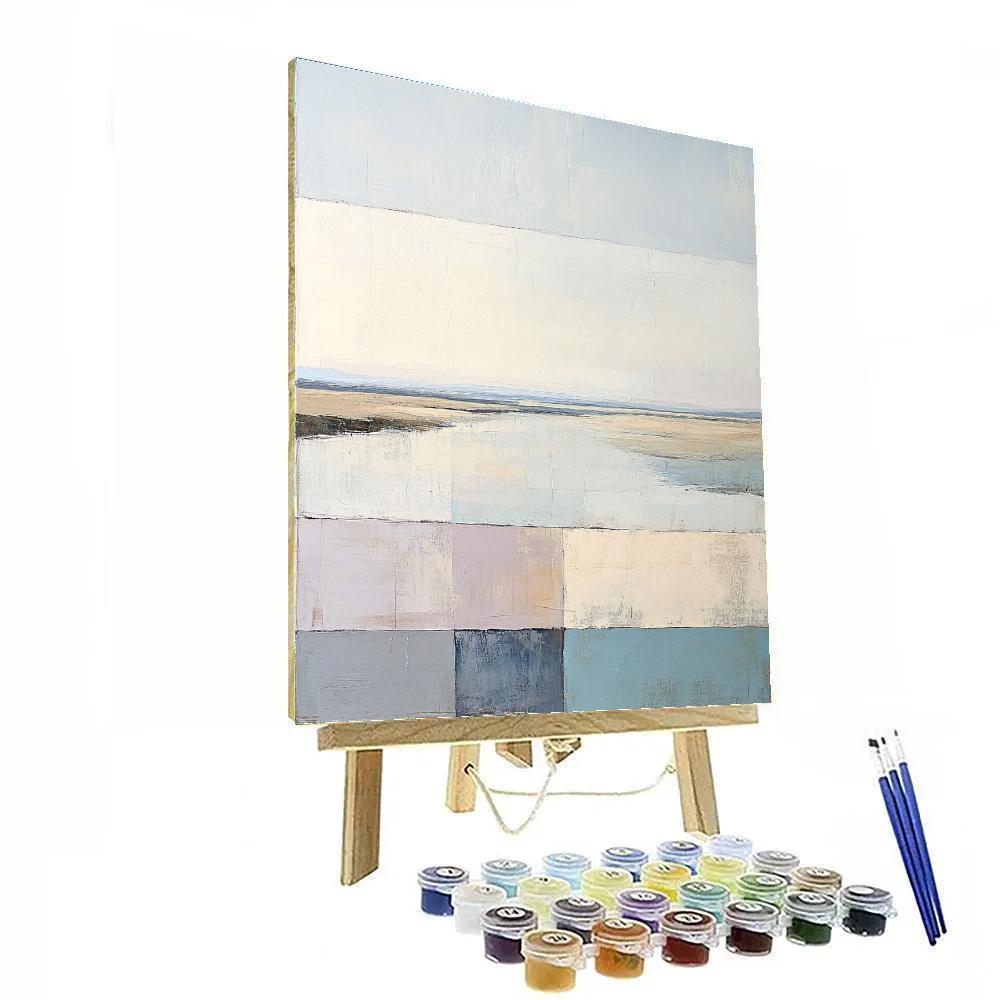 Jean-Paul Riopelle Inspired Twilight Salt Flats Painting by numbers kit