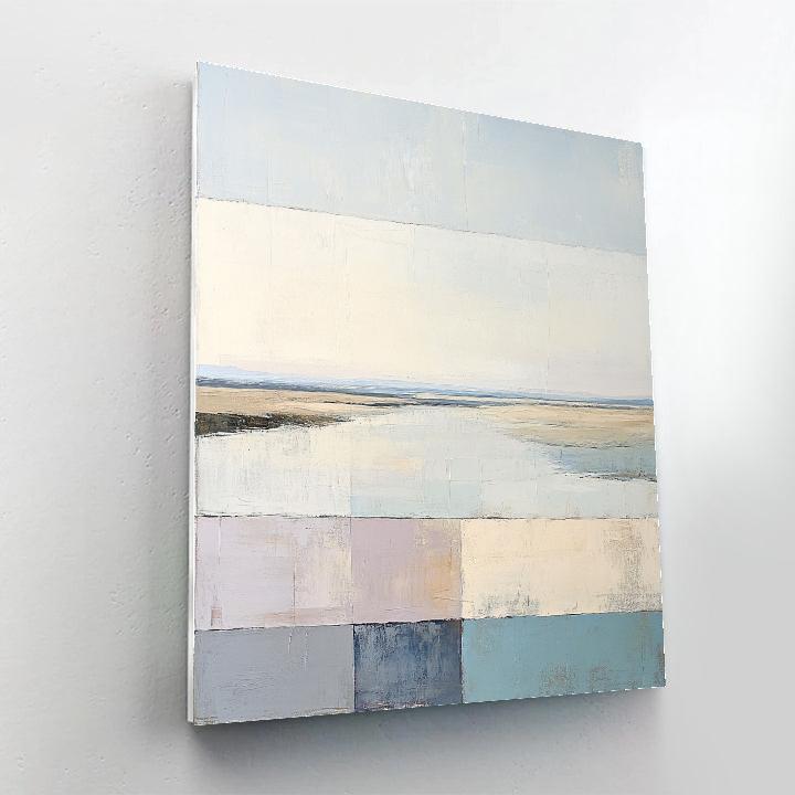 Jean-Paul Riopelle Inspired Twilight Salt Flats Painting by numbers kit