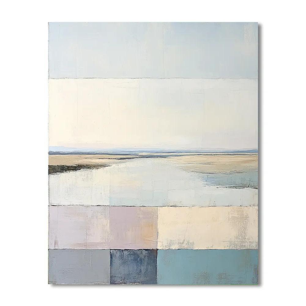 Jean-Paul Riopelle Inspired Twilight Salt Flats Painting by numbers kit