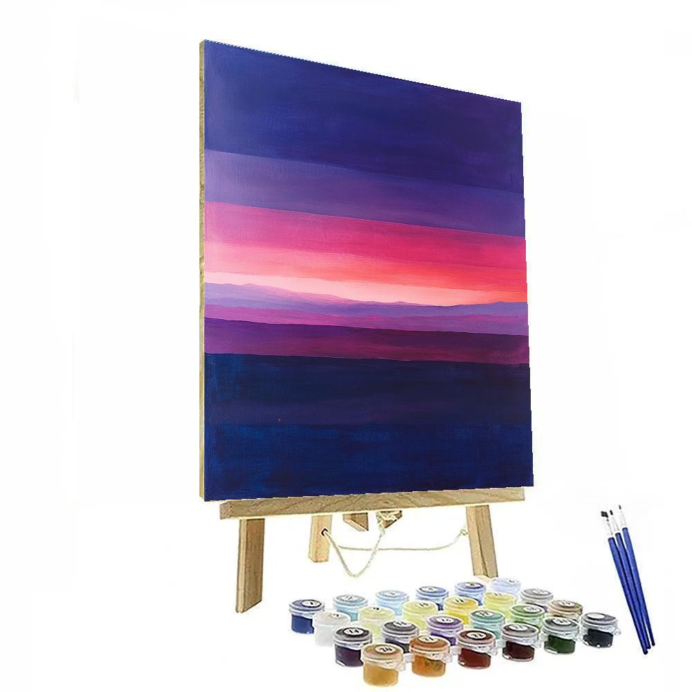 Mark Rothko Inspired Dusk Nebula Painting by numbers kit