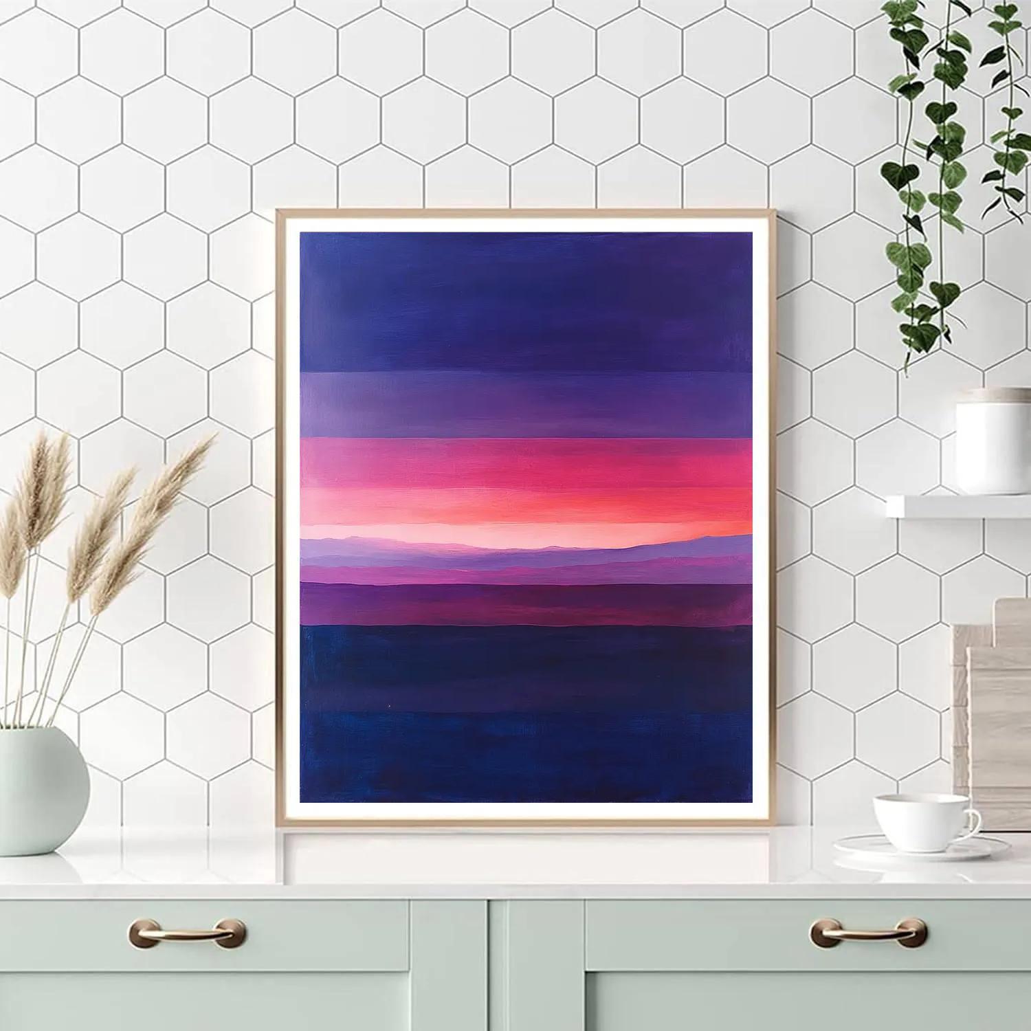 Mark Rothko Inspired Dusk Nebula Painting by numbers kit