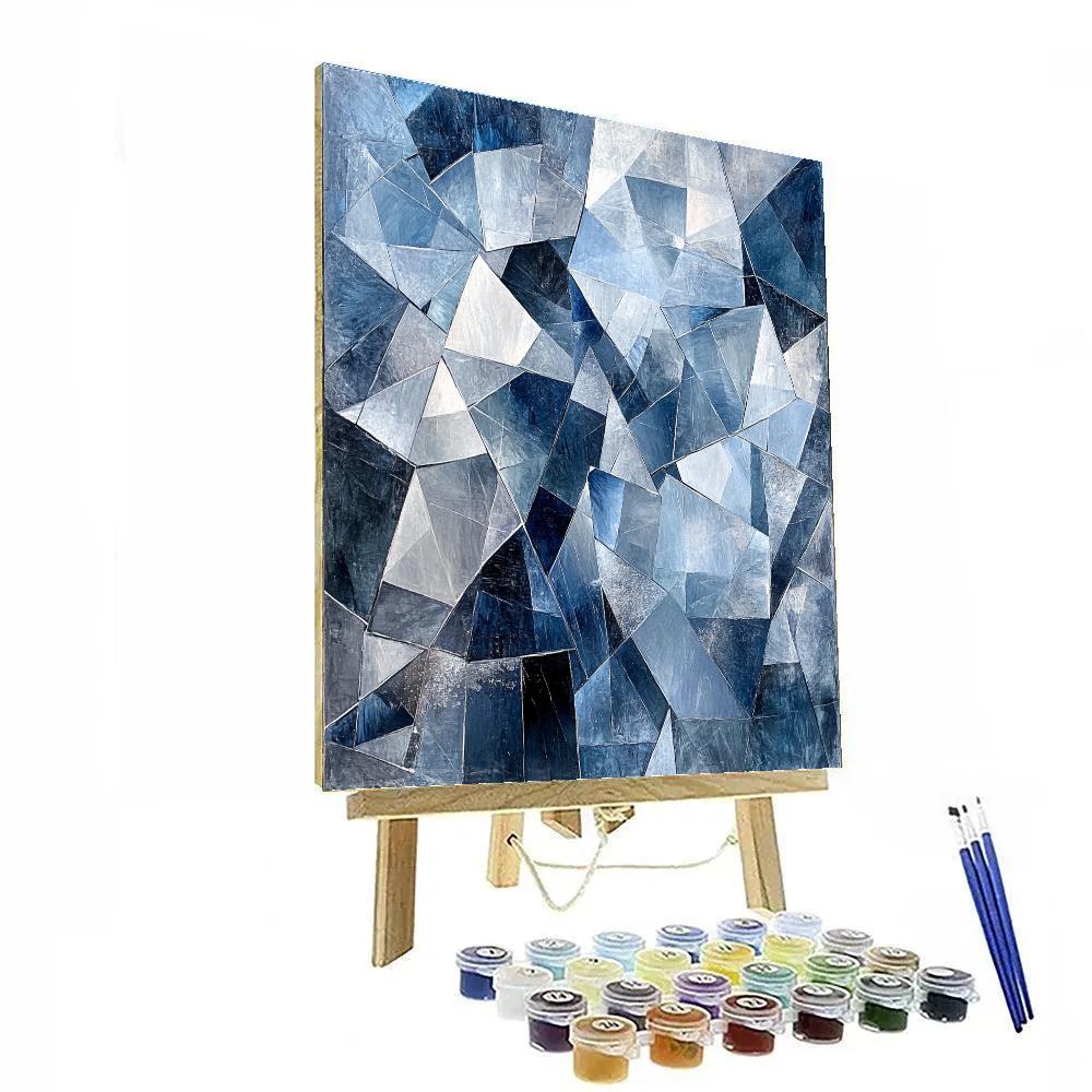 Pablo Picasso Inspired Cubist Crystal Still Life Painting by numbers kit