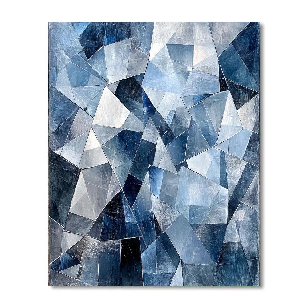 Pablo Picasso Inspired Cubist Crystal Still Life Painting by numbers kit