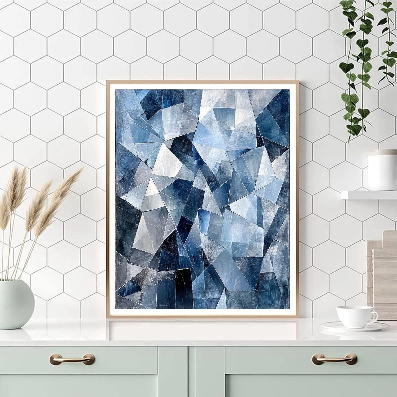 Pablo Picasso Inspired Cubist Crystal Still Life Painting by numbers kit