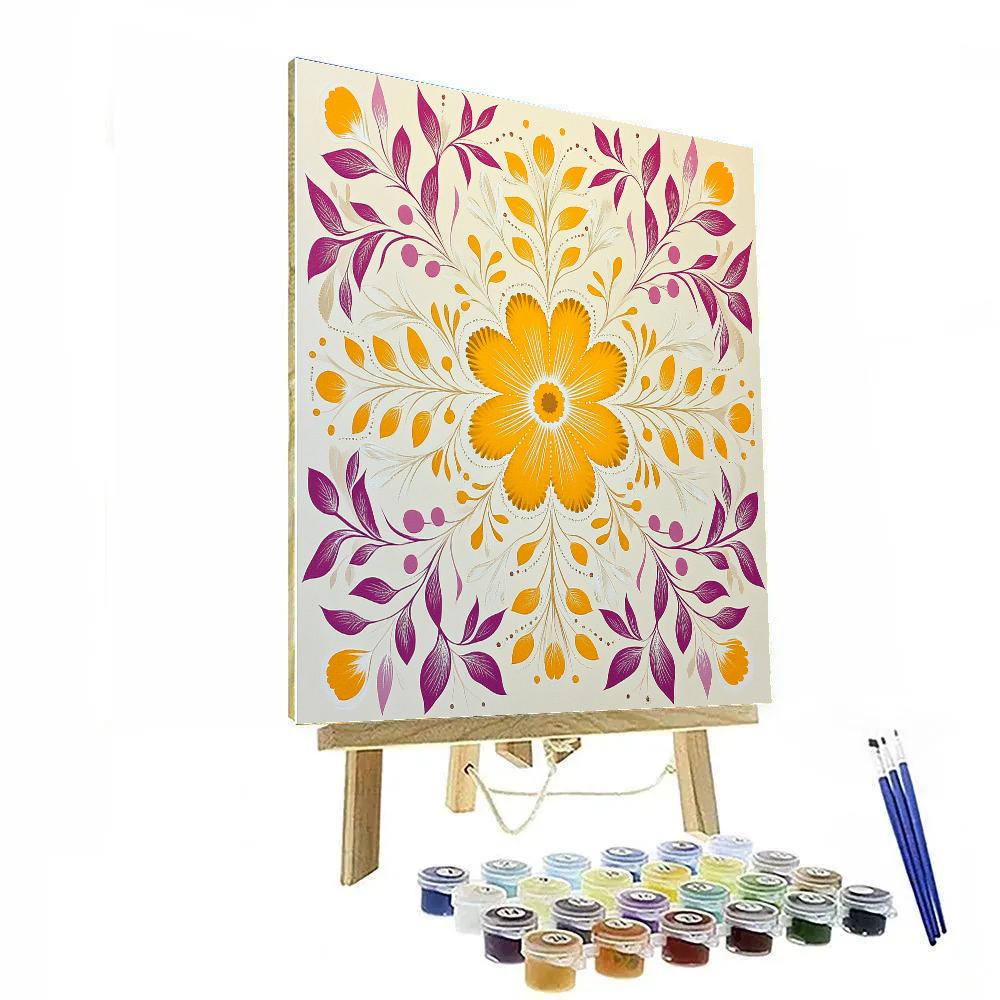 Yayoi Kusama Inspired Mirror Garden Numbered painting kits