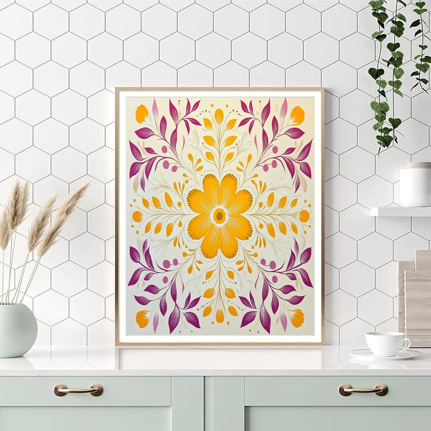 Yayoi Kusama Inspired Mirror Garden Numbered painting kits