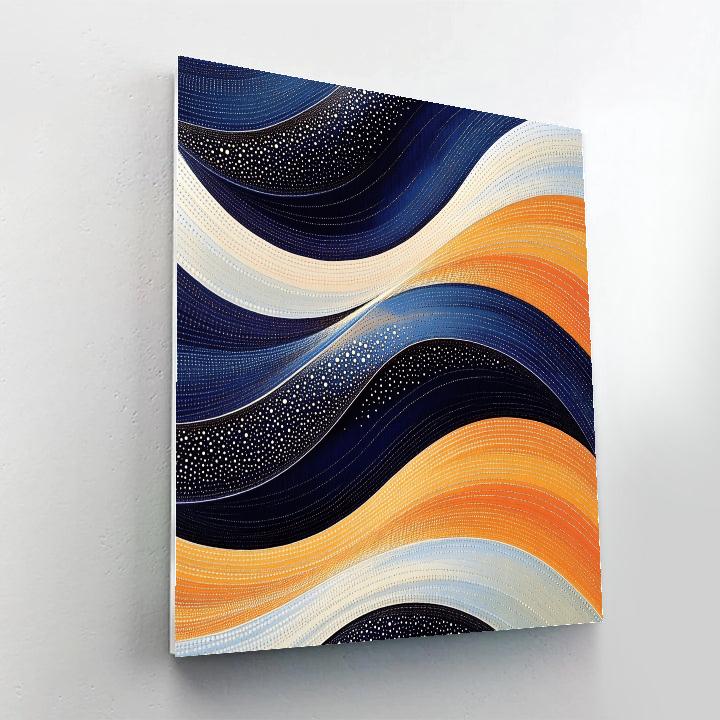 Yayoi Kusama Inspired Time Loop Field Numbered painting kits