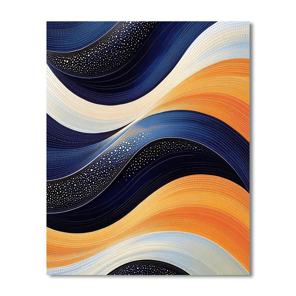 Yayoi Kusama Inspired Time Loop Field Numbered painting kits