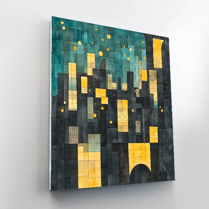 Paul Klee Inspired Urban Melody Paint by numbers art