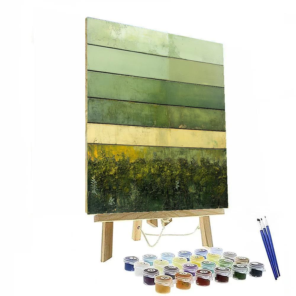 Mark Rothko Inspired Verdant Twilight Painting by numbers kit
