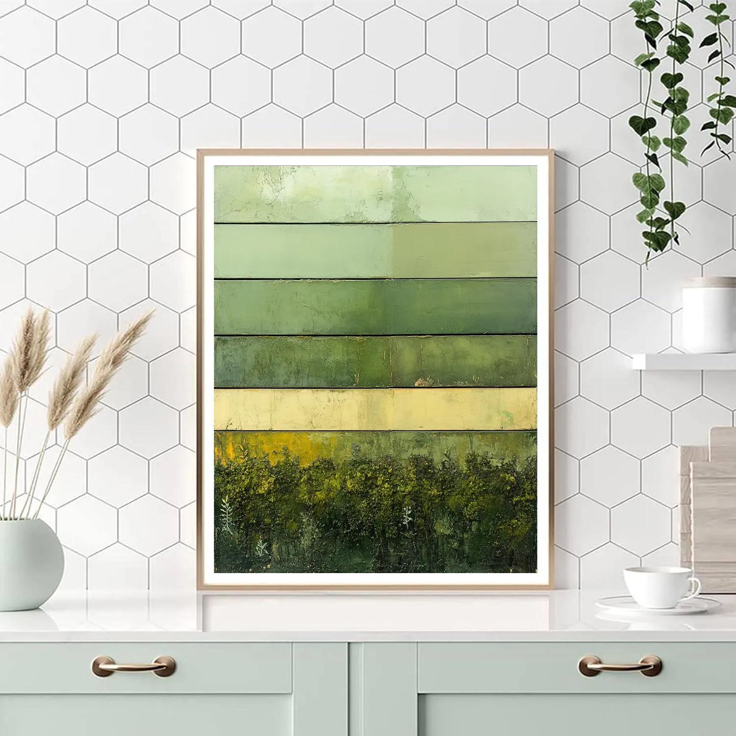 Mark Rothko Inspired Verdant Twilight Painting by numbers kit