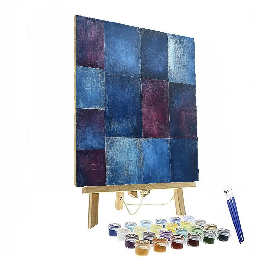 Mark Rothko Inspired Cosmic Tranquility Paint by numbers art