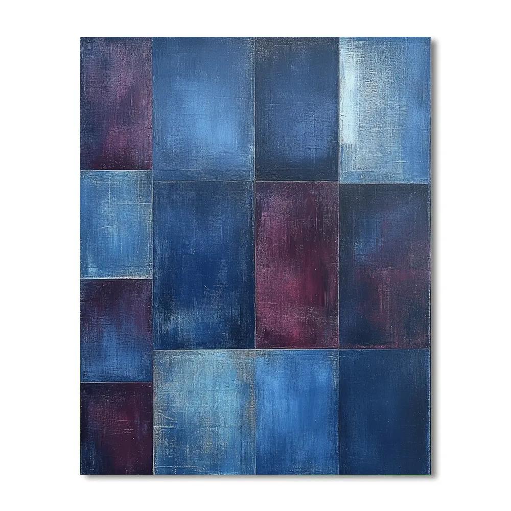 Mark Rothko Inspired Cosmic Tranquility Paint by numbers art