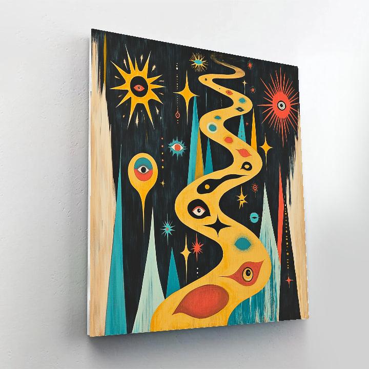 Joan Miró Inspired Dream Maze painting number kit