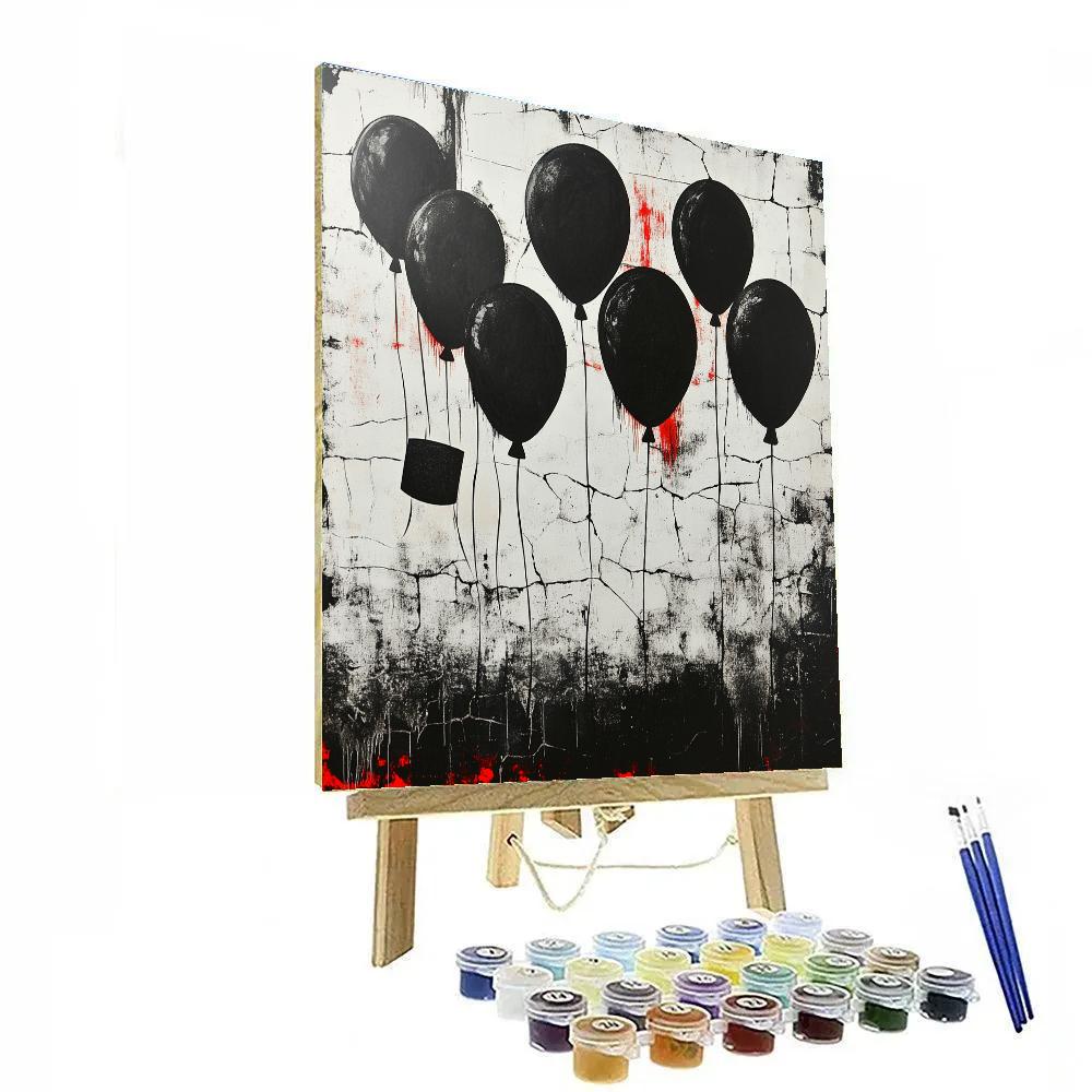 Banksy Inspired Anti War Silence Painting by numbers kit