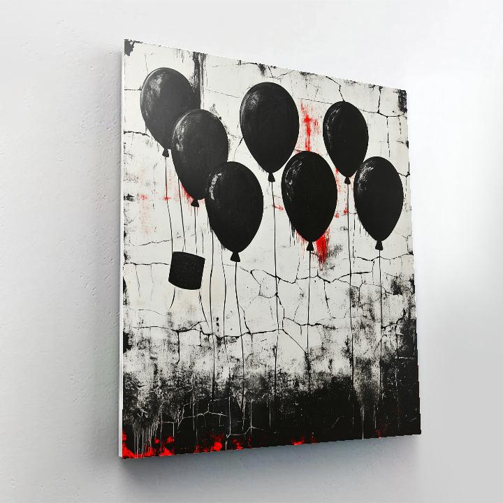 Banksy Inspired Anti War Silence Painting by numbers kit