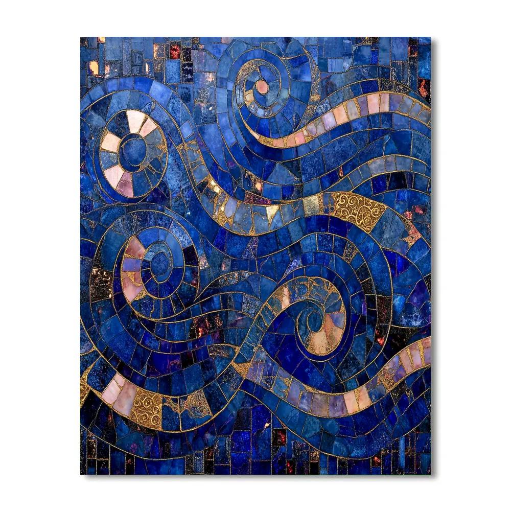 Gustav Klimt Inspired Eternal Mosaic Paint by numbers kits