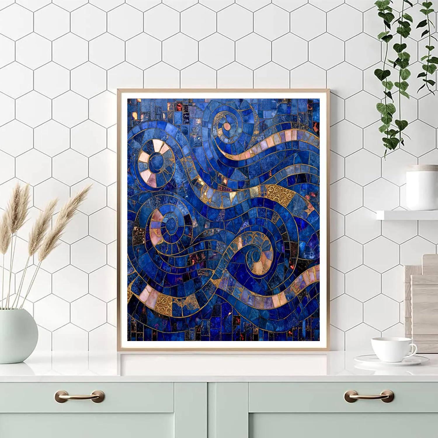 Gustav Klimt Inspired Eternal Mosaic Paint by numbers kits