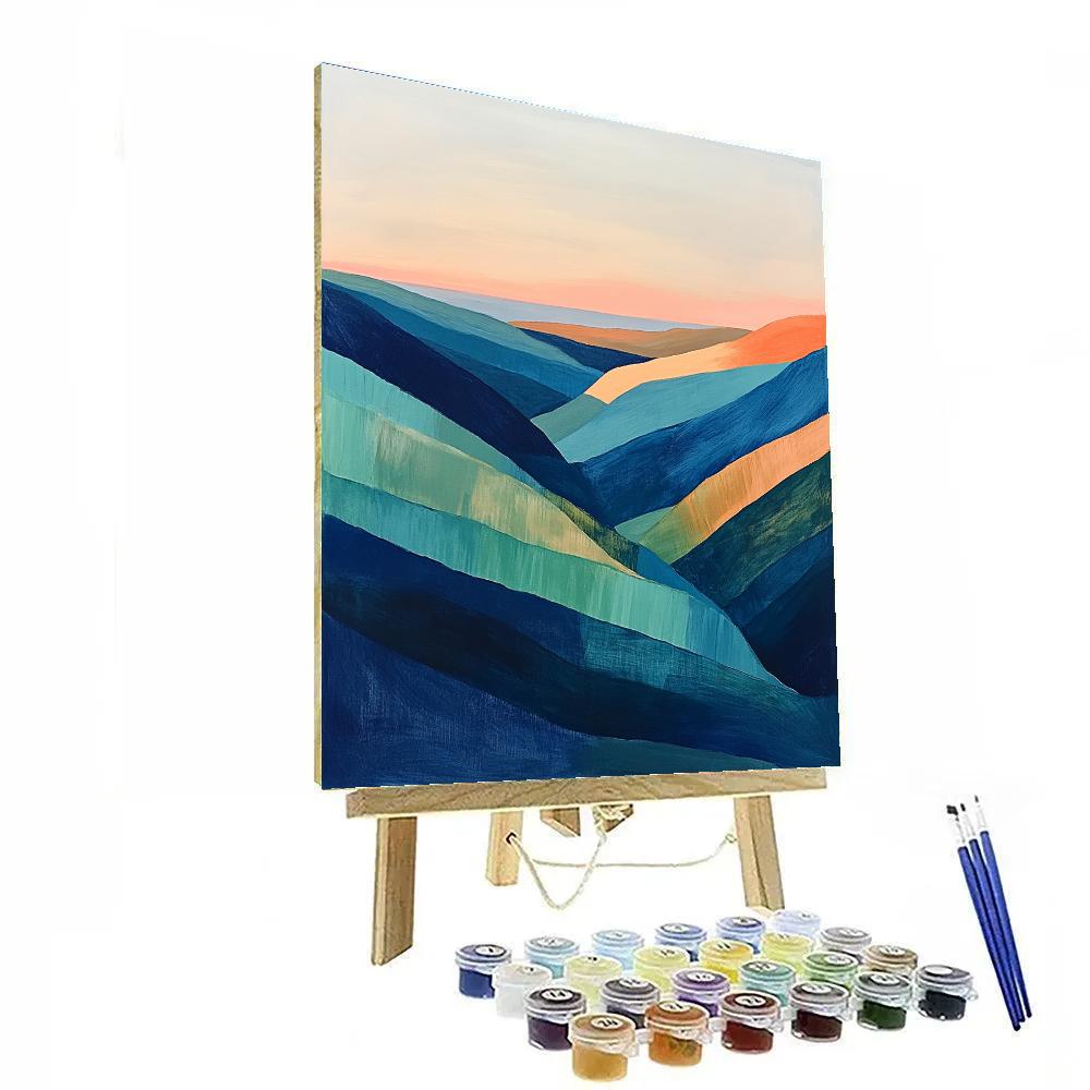 Paul Cézanne Inspired Orbital Valley Paint by numbers kits