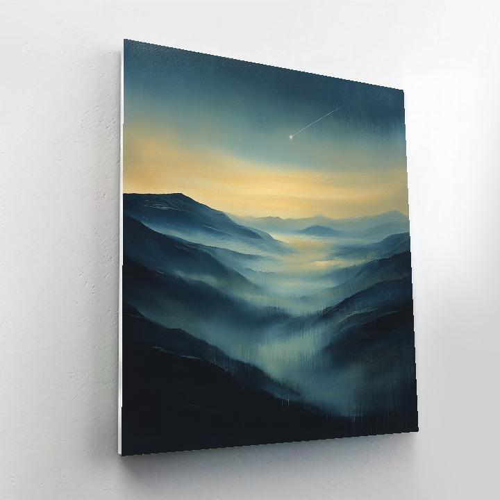 Zhao Mengfu Inspired Timeless Mist And Comet DIY paint by numbers
