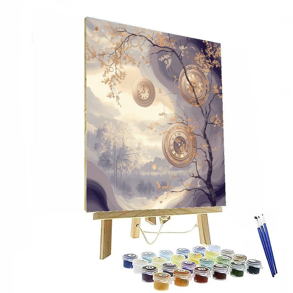 Gustav Klimt Inspired Whispers Of Time Numbered painting kits
