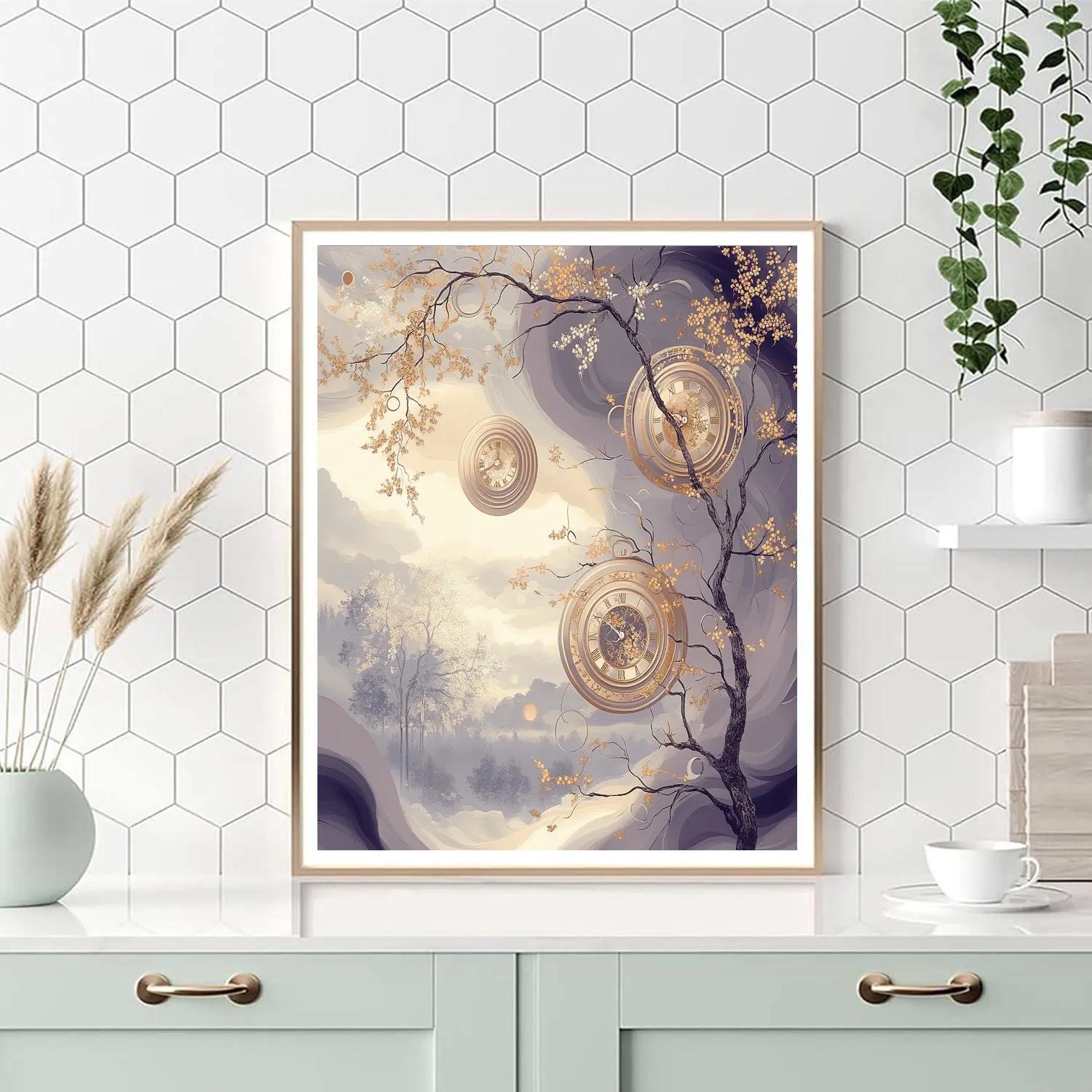 Gustav Klimt Inspired Whispers Of Time Numbered painting kits