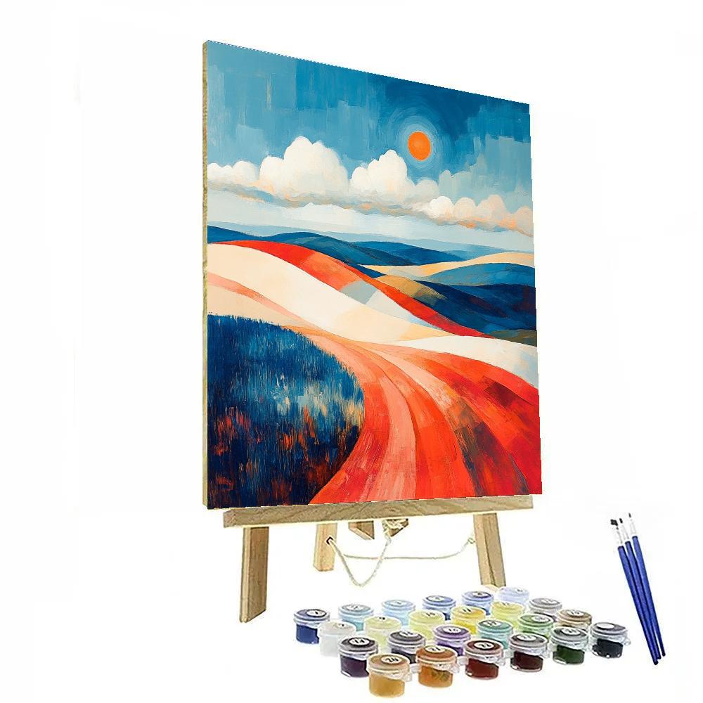 Paul Cézanne Inspired Chromatic Fields Paint by numbers kits