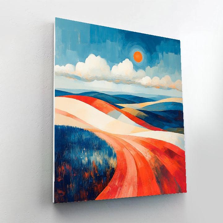 Paul Cézanne Inspired Chromatic Fields Paint by numbers kits